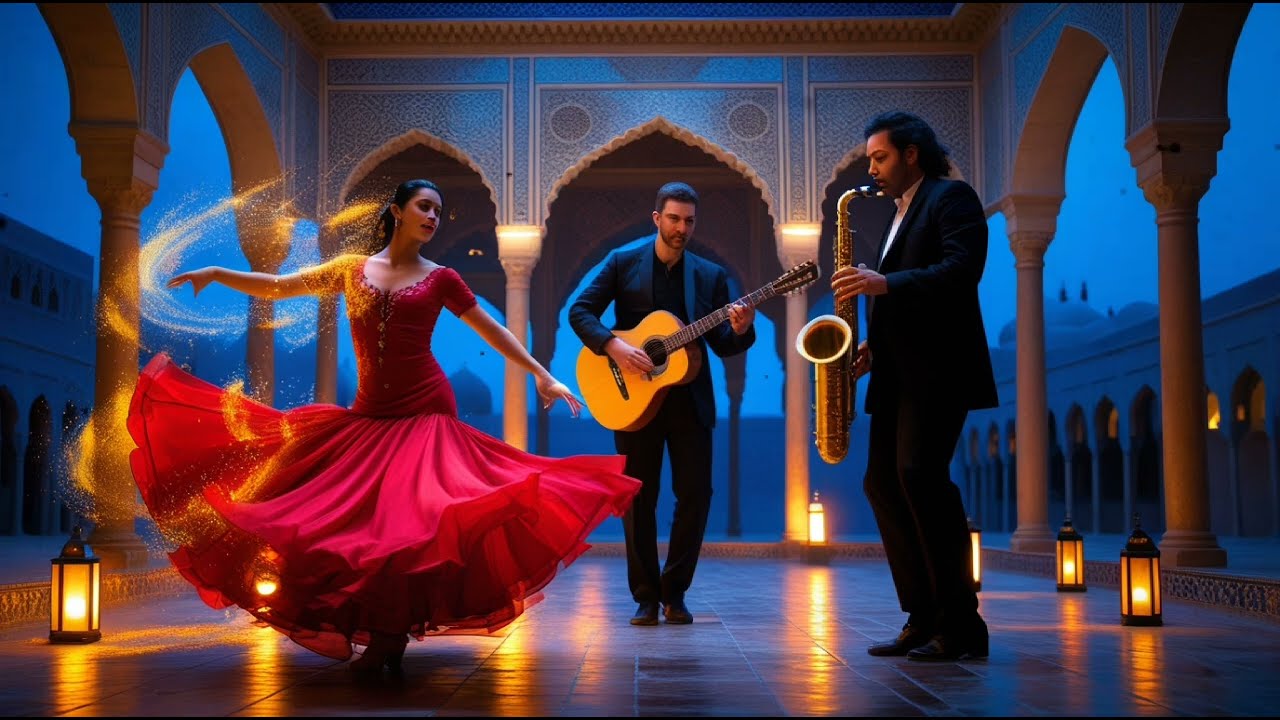 Flamenco Meets Arabian Jazz | Passionate Guitar & Saxophone Fusion Music