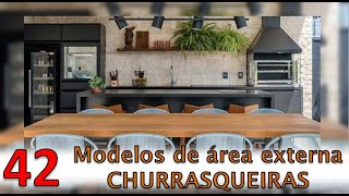 42 MODELOS DE AREA EXTERNA - CHURRASQUEIRA I REVESTIMENTO I GOURMET I DECORAÇÃO DE CASA