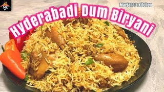 Chicken Dum Biryani-Hyderabadi Chicken Dum Biryani Step By Step-Chicken Biryani Restaurant Style