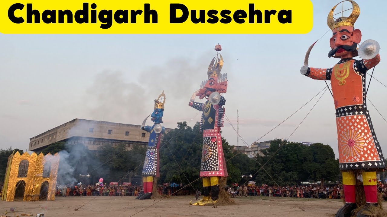 Live Ravan Dehan Sector 34 Chandigarh || Azad Dramatic Club 20 || Dussehra Celebration