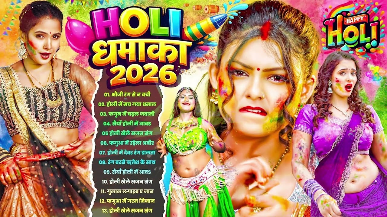 2026 के ब्लास्ट होली गाने | Holi Jukebox 2026 | Nonstop Bhojpuri Hit Holi Song | Bhojpuri Holi 2026