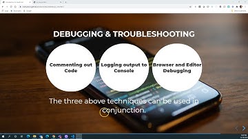 Intro. To JS - Debugging and Troubleshooting
