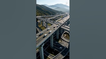 This Highway Design Is INSANE  Future Roads#automobile#traffic#shortsfeed#aishorts#viral#omexvision