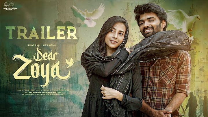 Dear Zoya Trailer || Nishat Shaik || Rishi Narayan || Telugu Web series 2024 || Infinitum Media