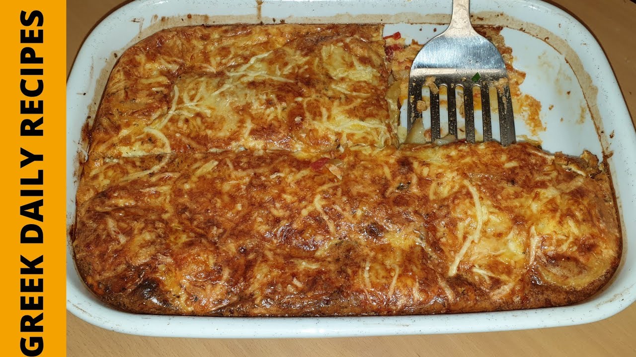 Καταπληκτικό ογκρατέν μελιτζάνας! Eggplant gratin | Greek daily recipes