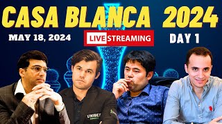 CARLSEN, ANAND AT HIKARU MAGHAHARAP! Casablanca Chess 2024 Live Bakbakan ito!