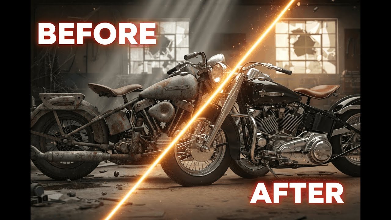 Harley-Davidson Knucklehead EL 1939 Restoration | ASMR Full Rebuild