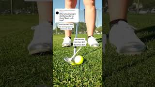 Golf ⛳ Chipping Ball position vs. weight distribution of your feet