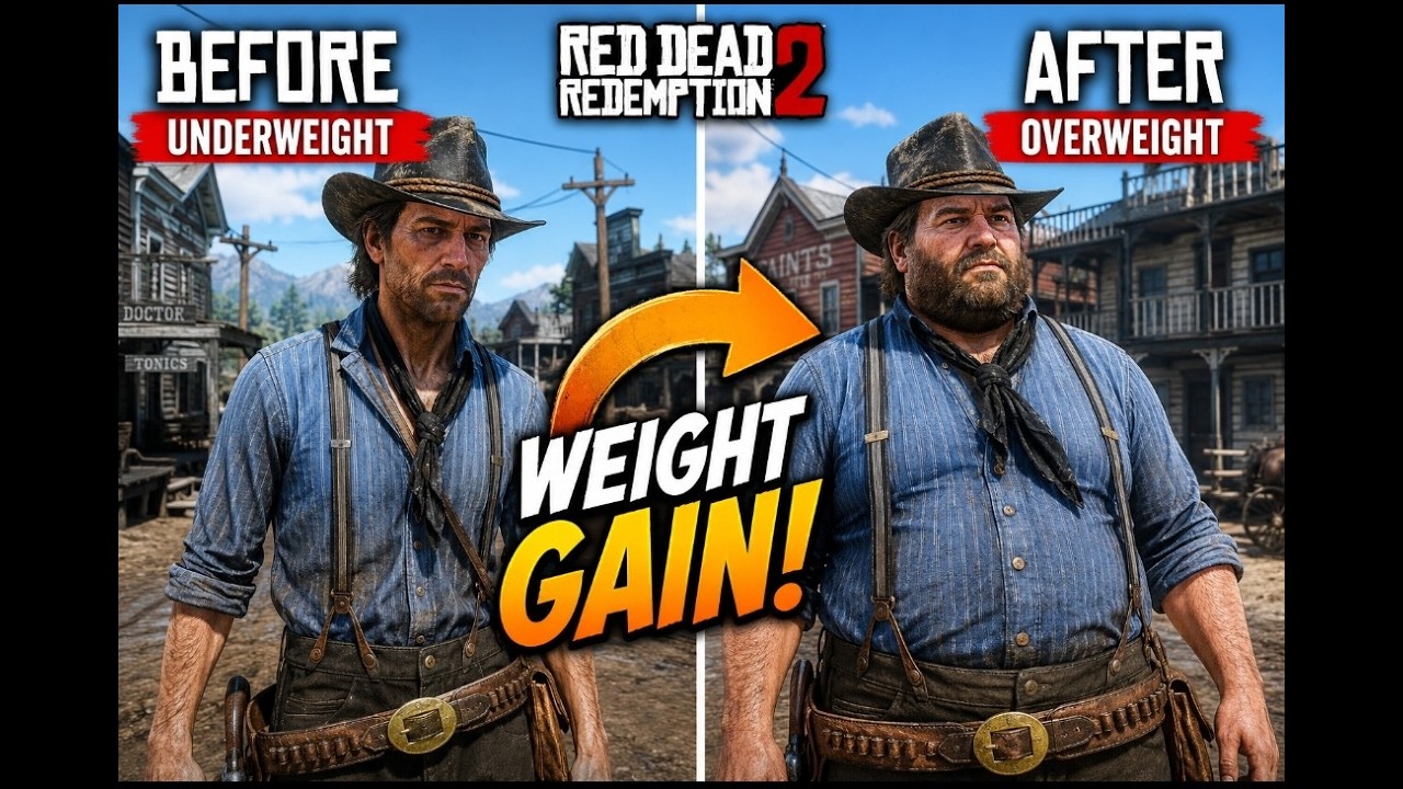 RDR2: What Happens When Arthur Gets EXTREMELY Fat? - YouTube