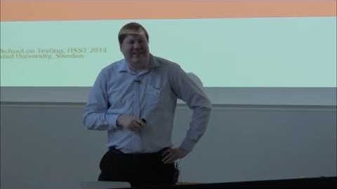Keijo Heljanko - Testing Multithreaded Programs with Dynamic Symbolic Execution - Part I