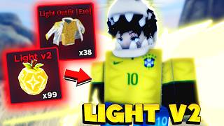 Despertei a LIGHT V2 no Sailor Piece... foi QUASE IMPOSSÍVEL!