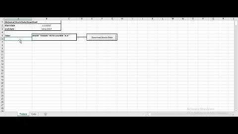 VBA Pull Historical Stock Market Data