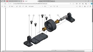 BASE ROLLER BRACKET | AUTODESK INVENTOR 2021