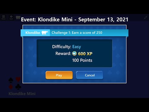Klondike Mini Game