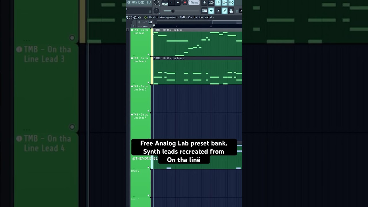 FREE Analog Lab preset bank - Yeat On tha linë lead sounds 