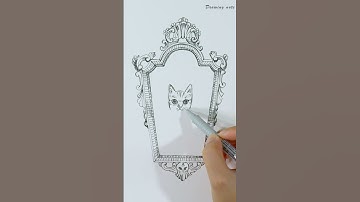 Cat King in the Mirror  #shorts