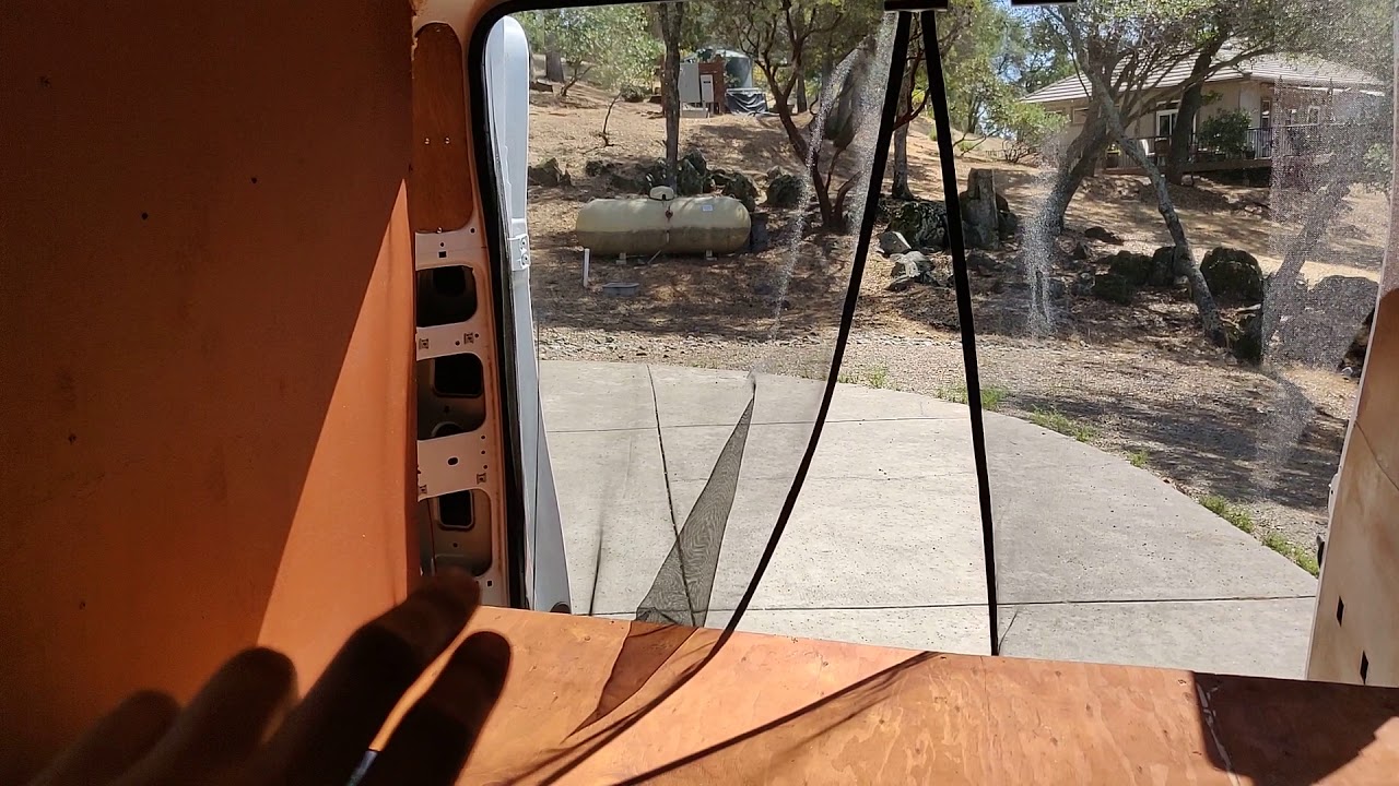 My Van Build Update #4: Painted, Stained, and Almost Done! - YouTube