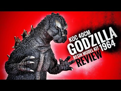 GODZILLA 1964 KOC 40CM RESIN KIT REVIEW