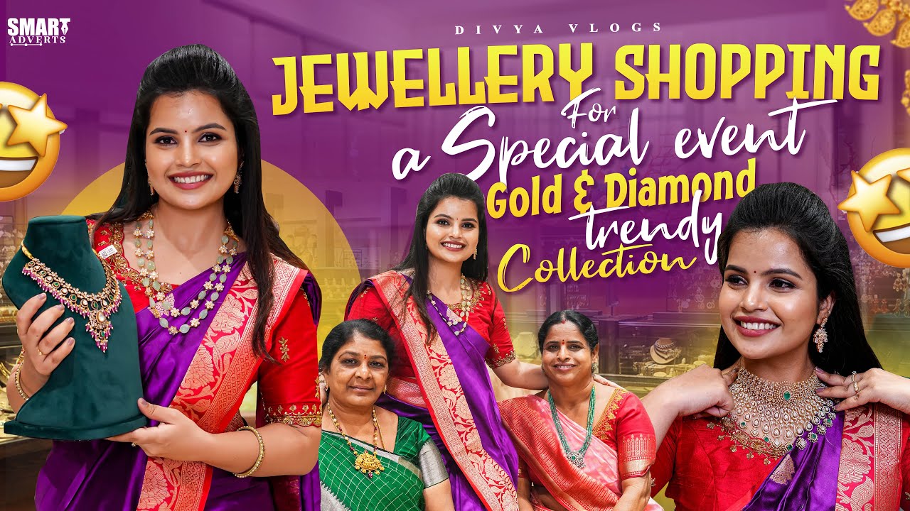 Jewellery Shopping🛍️ | Simple Diamond Chocker | Unique Collection | Family Time ❤️ | Divya Vlogs
