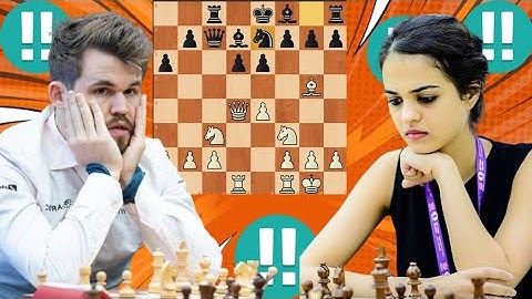 First class Magnus Carlsen vs Tania Sachdev 17