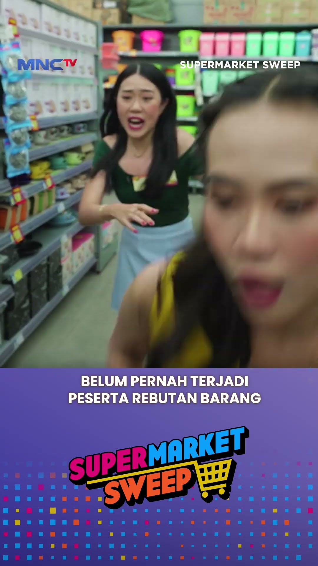 Ramzi Langsung Turun Tangan #supermarketsweep #gameshow #mnctv #shorts