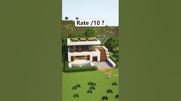 How to build a Modern House in Minecraft