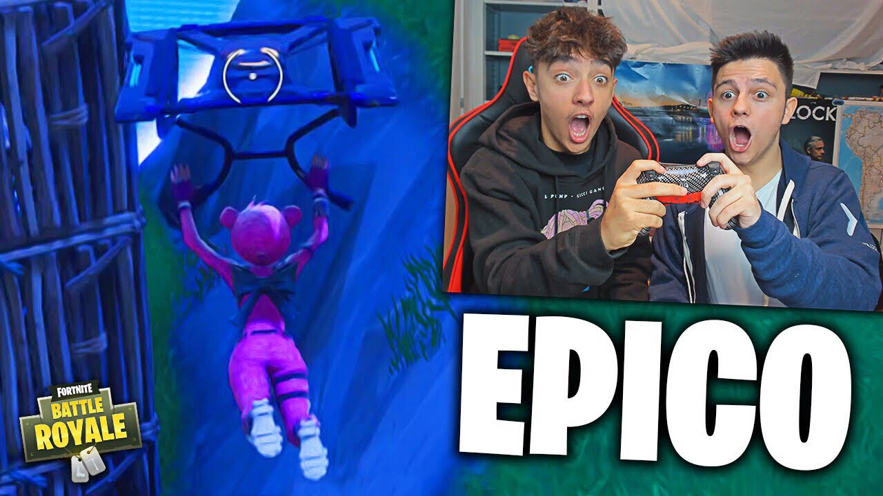 JUGANDO CON EL MISMO MANDO DOS PERSONAS A LA VEZ!! - Partida ÉPICA Fortnite: Battle Royale
