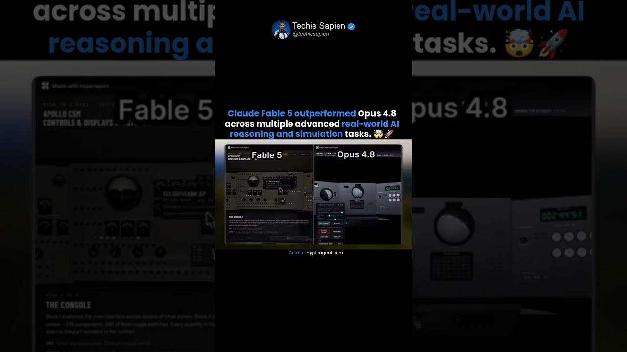 Claude Fable 5 vs Opus 4.8: AI Benchmark That Shocked Everyone 🤯🚀