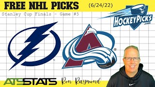 Colorado Avalanche vs Tampa Bay Lightning Prediction 6/24/22 -  Free Stanley Cup Pick Game #5
