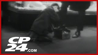 12-Year-Old Toronto Boy Shines Shoes To Pay For Christmas Gifts From 1967