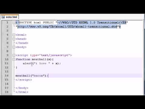 Beginner JavaScript Tutorial   7   Using Parameters with Functions   YouTube