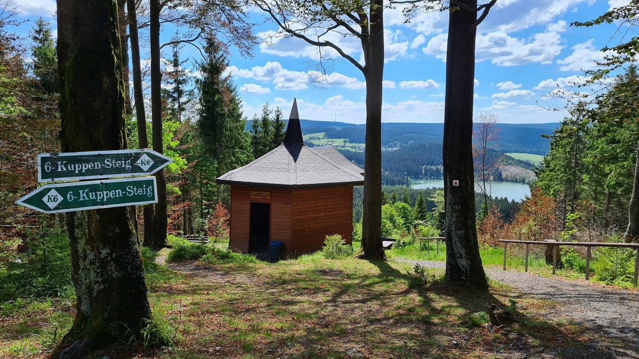 Der 6-Kuppen-Steig - Ein 38 km langer Qualitätswanderweg durch den Naturpark Thüringer Wald 🏞⛰📷🎥🌞