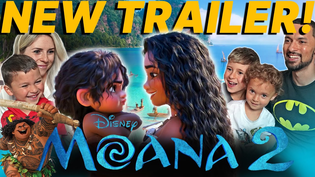 MOANA 2 (2024) TRAILER 2 REACTION! | Disney Teaser Trailer | Dwayne ...