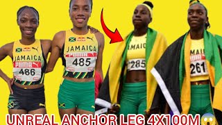 You Have To See This 4100M To Believe It Jamaicas Anchor Leg Was Unreal