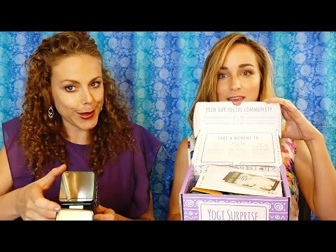 ASMR Binaural Soft Spoken Unboxing: Yogi Surprise! 2 Girls Dual Soft Speaking for Relaxation