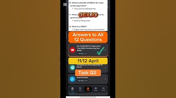 CEX.IO Quiz Answers Today - 12 April | CEX.IO Airdrop | 100% Correct! Claim Free Crypto Instantly! 🚀
