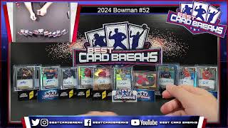 2024 Bowman #52 - Jumbo + Hobby Half and Half Pick Your Team- 5/28/24