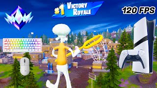 Fortnite Unreal Ranked Reload On PS5 Pro | Keyboard &amp; Mouse Gameplay | 120 FPS | 4K