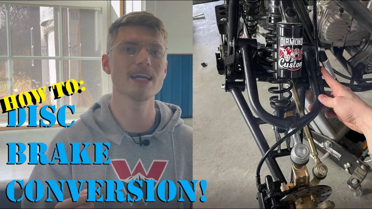 How To Install ATV Disc Brake Conversion 90cc Dual AArm Kit (KFX/TRX