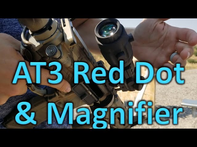 AT3™ RRDM Red Dot Magnifier w/ 3x Flip to Side Mount