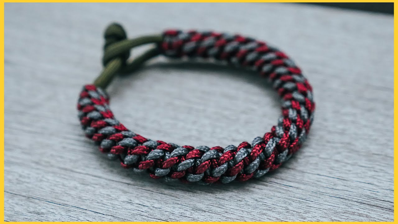 👑 Crown Knot Paracord Bracelet With Toggle Knot Clasp No Buckles