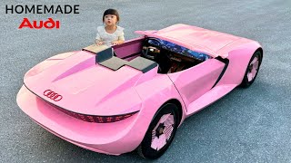 Recolored The Audi Skysphere Pink And Blue For My Daughter by ND - Woodworking Art 432,267 views 4 months ago 8 minutes, 7 seconds