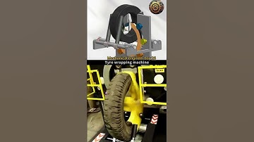 Tyre Wrapping Machine | Cad Design ✨ #mechanisms #tyre #wrapping #automatedsolutions #caddesign