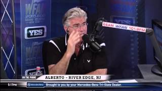 Mike Francesa talking about the Patriots signing Tebow