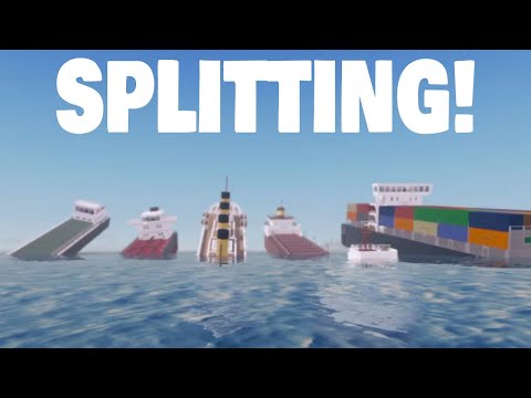 Sinking ALL SPLITABLE Ship AT ONCE In Sail And Sink Simulator [Timelapse]
