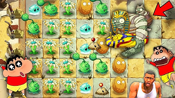 NOOB vs PRO vs HACKER in PLANTS vs ZOMBIES 2 with SHINCHAN and CHOP