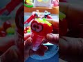 ASMR SATISFYING 🌈WOW! STRAWBERRY HEAD LOLLIPOP INSIDE | GUMBALLS PLATTER YUM #shorts #trending