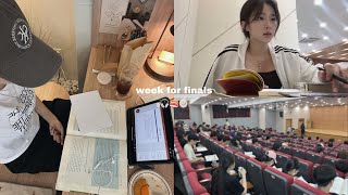 uni vlog📂🎧.작업하고 먹고..먹는 예대생 일주일 브이로그