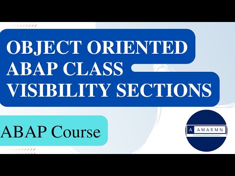 Object Oriented ABAP