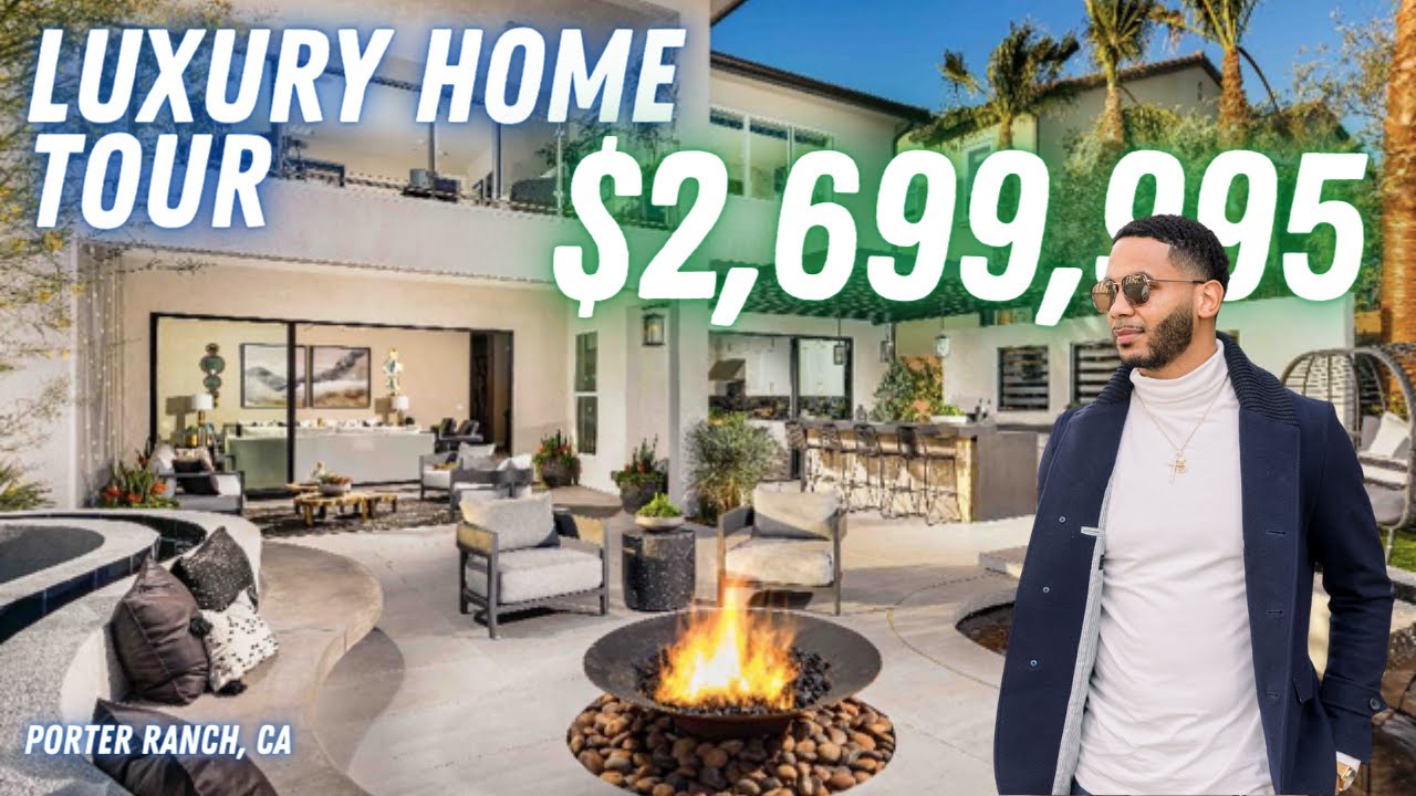 Inside a $2.7MM Mansion | Highlands Powell Model Mansion Tour | Porter Ranch, CA